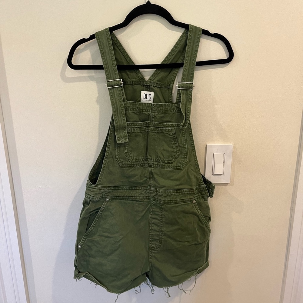 BDG army/forest green overalls